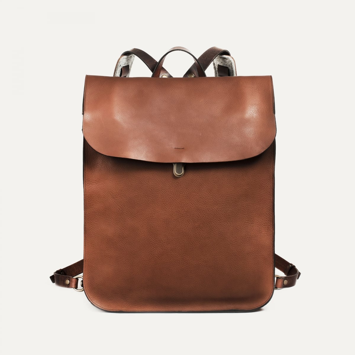Arlo leather backpack - Amber Brown (image n°1)