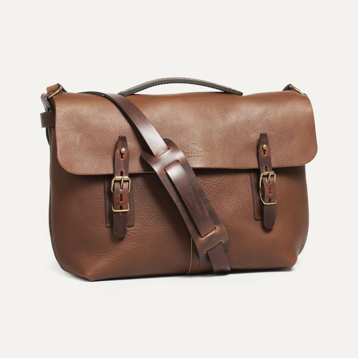 Lucien Satchel bag - Amber Brown (image n°2)