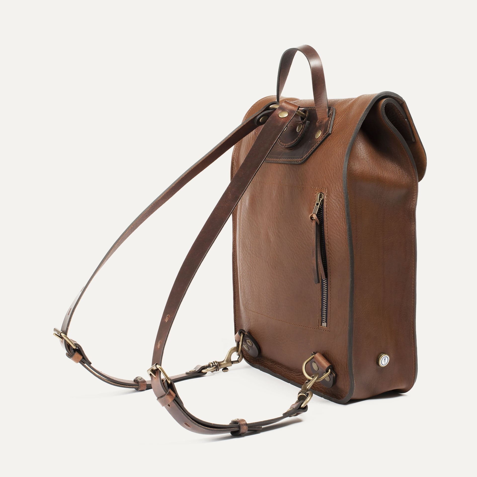 Sac à dos Puncho - Brun ambré (image n°3)