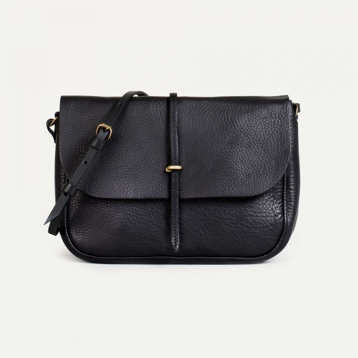 Sac postier Pastel - Noir (image n°1)
