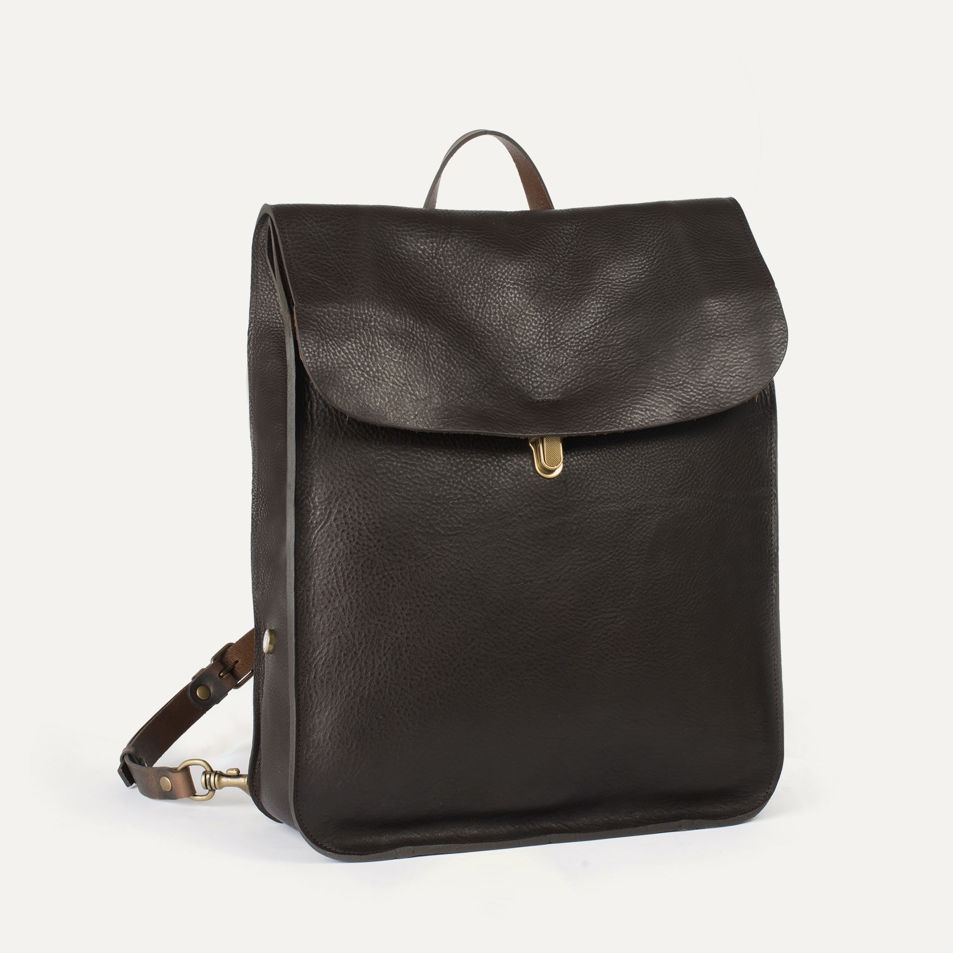 Sac à dos Arlo -  Marron Brun / Ligne Epure (image n°2)