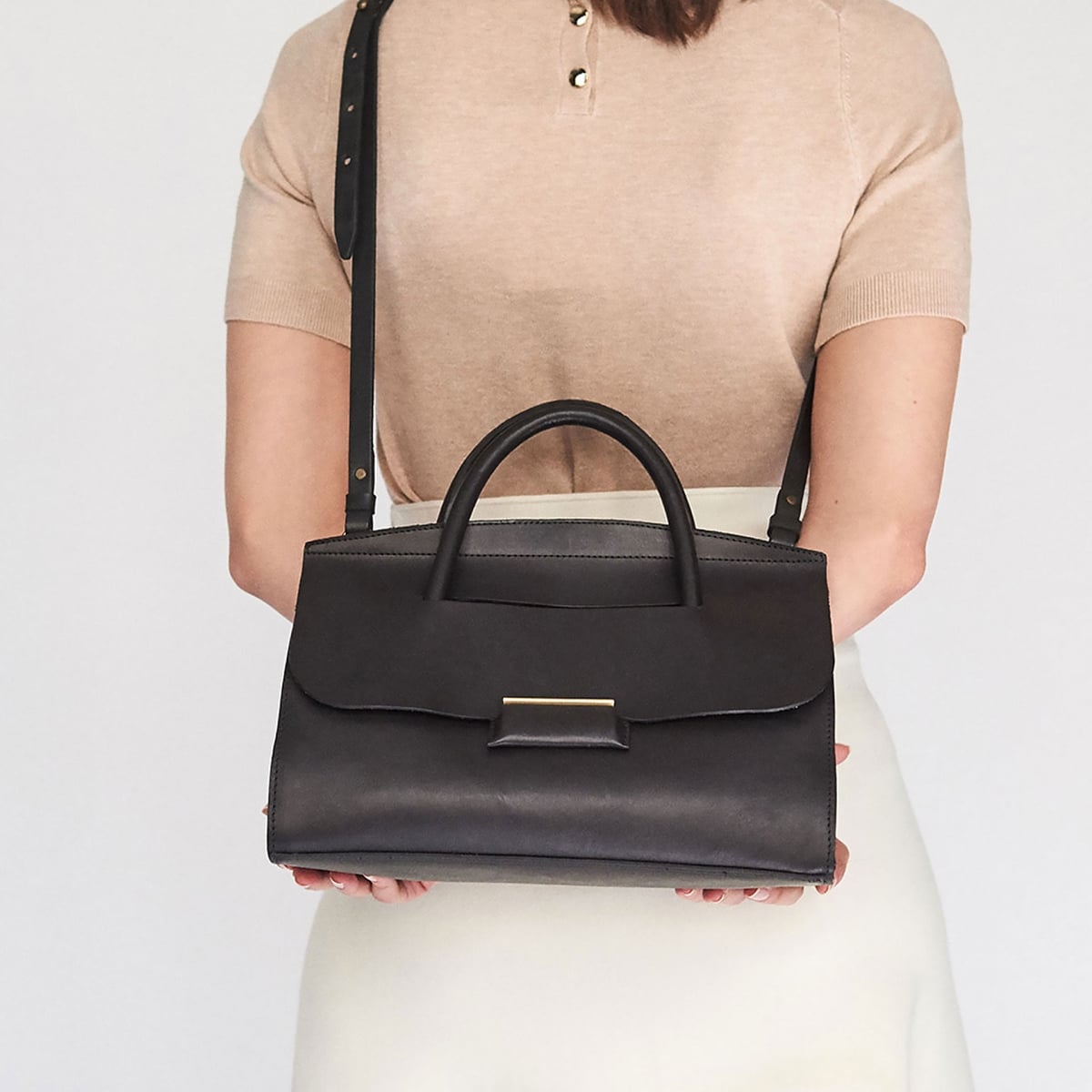 Origami M Tote - Black (image n°4)