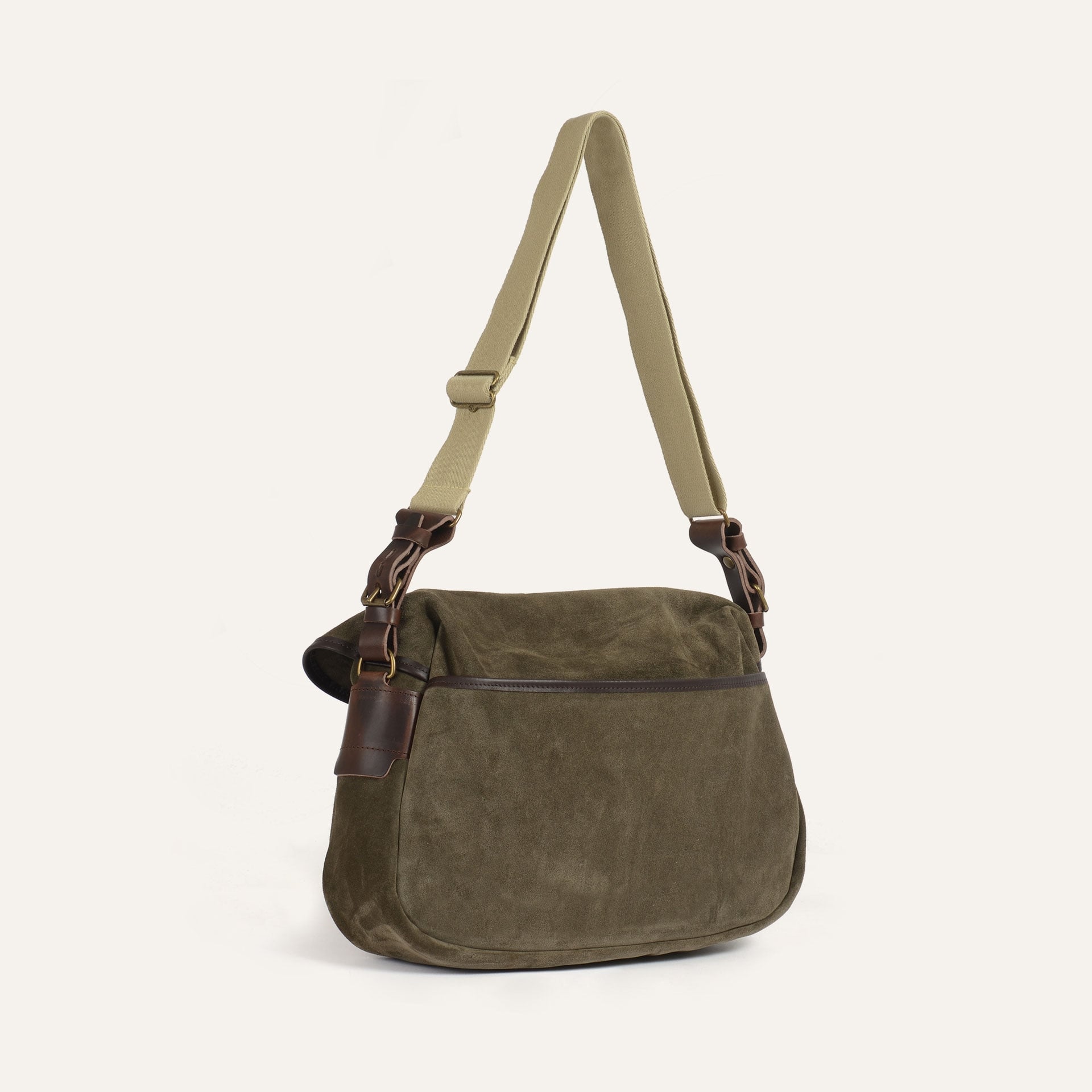 Musette S Fisherman's bag / Suede - Musk (image n°3)