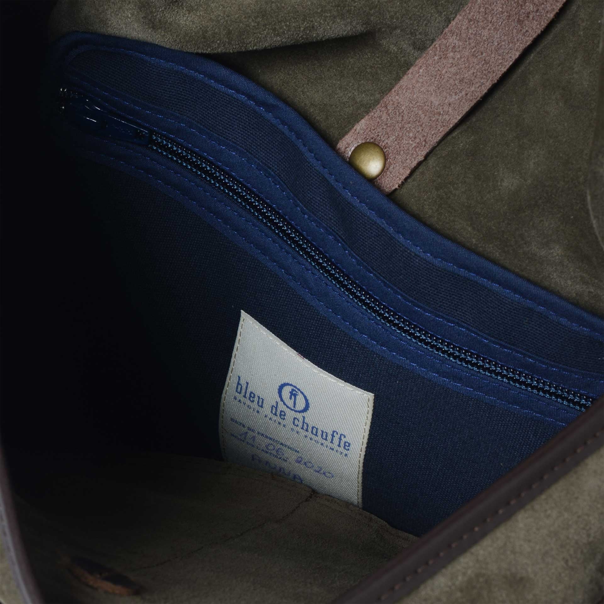 Musette S Fisherman's bag / Suede - Musk (image n°5)