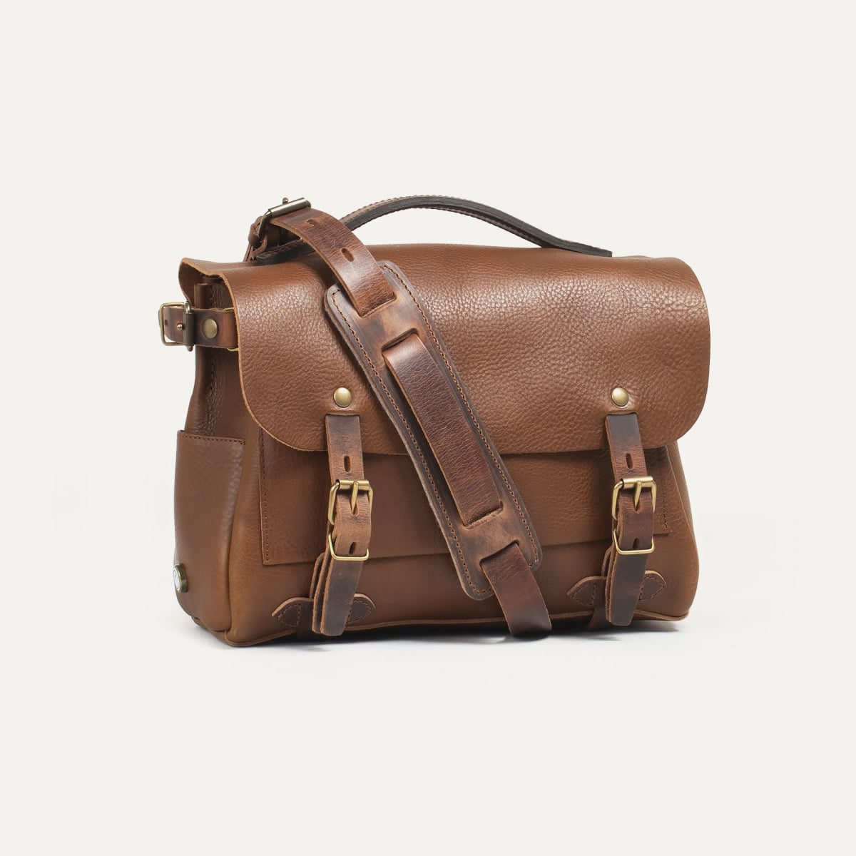 Sac Postier Eclair S - Brun ambré (image n°2)