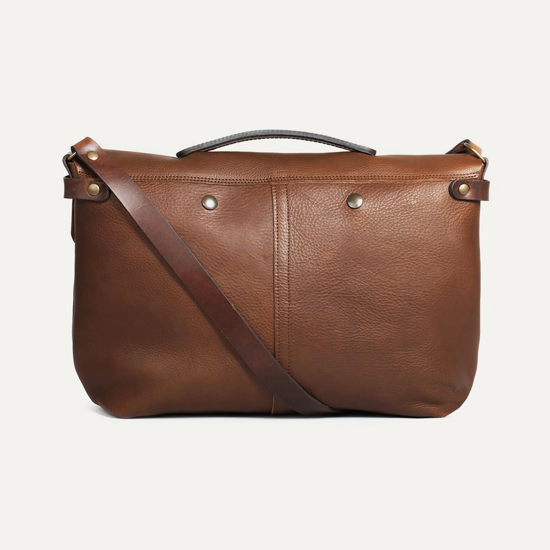 Lucien Satchel bag - Amber Brown (image n°3)