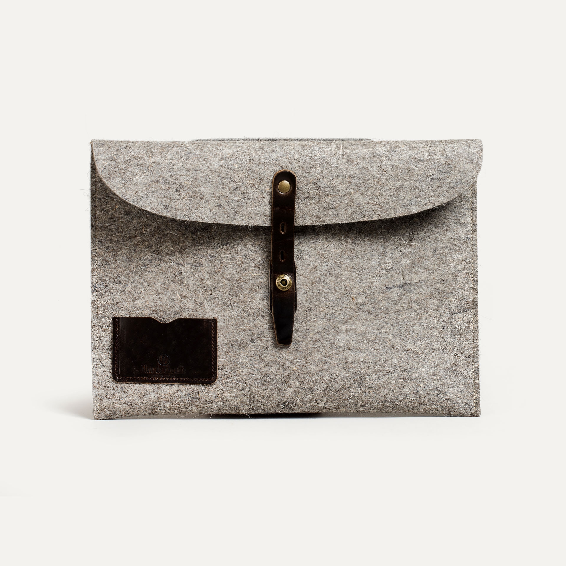 Misha Laptop 13 sleeve - Natural felt (image n°1)