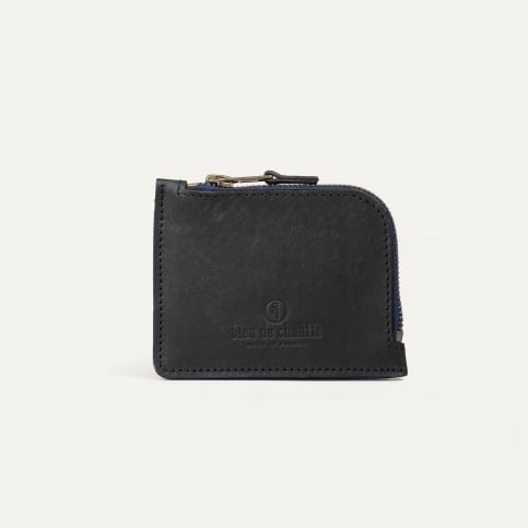 Porte monnaie zippé As / M - Noir