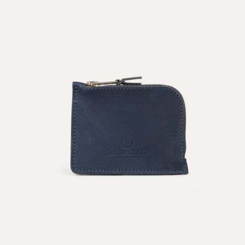 Porte monnaie zippé As - Marine