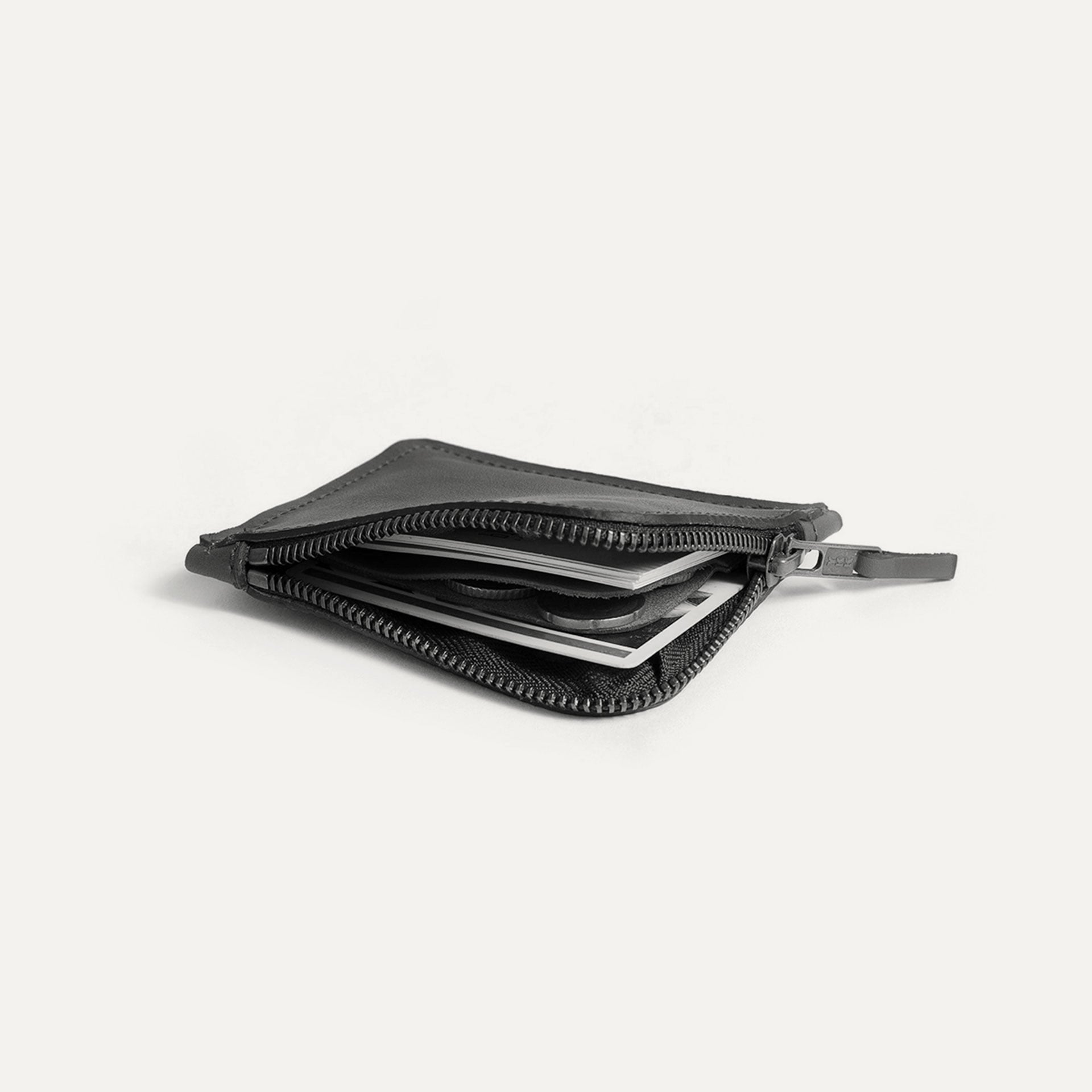 As zippered purse / M - Navy Blue (image n°3)