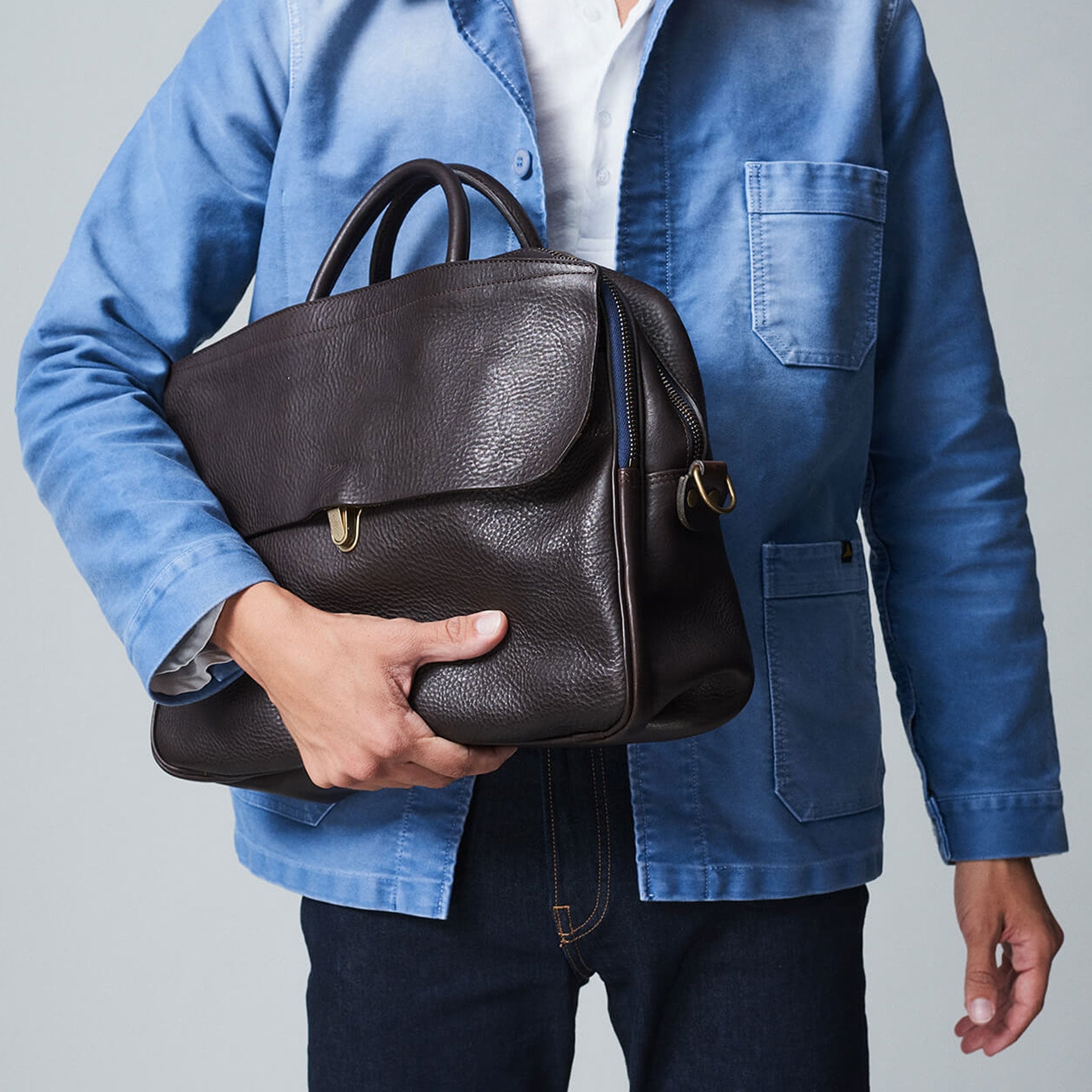 Bolso de negocios Zeppo - Marrón oscuro (imagen n.º 7)