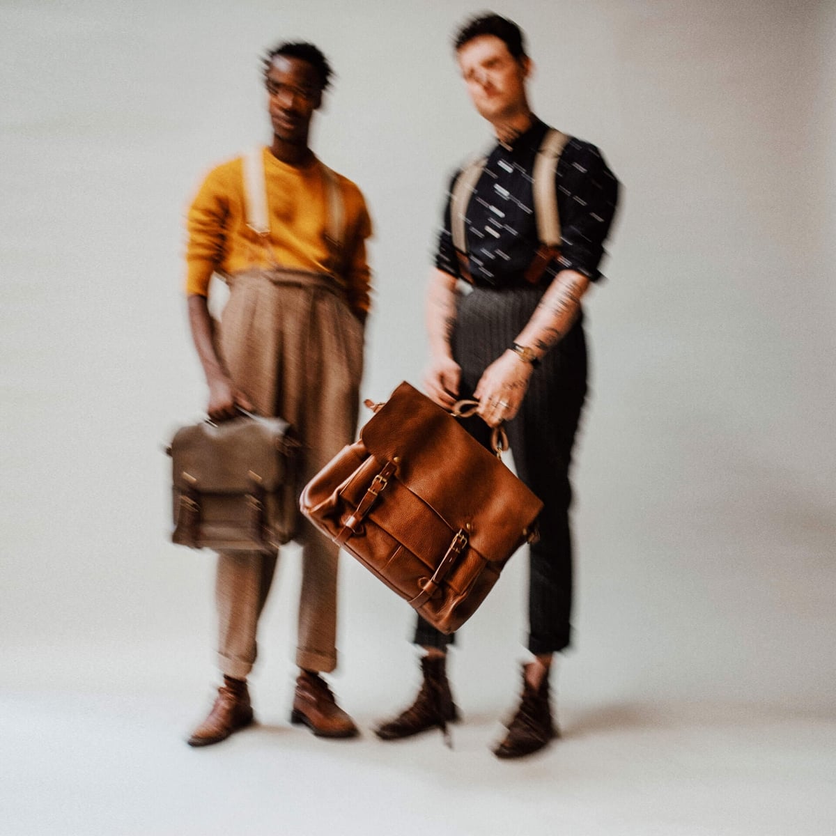 Executive Postman Tasche 48h Irving - Bernsteinbraun (image n°5)