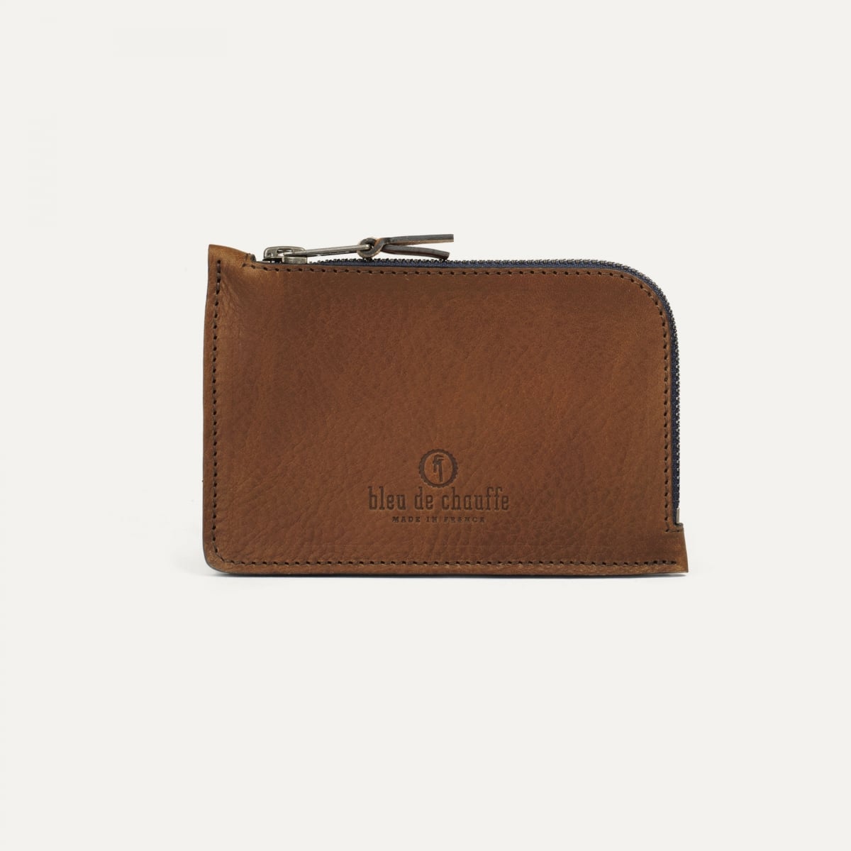 Pognon zippered purse  / L - Amber Brown (image n°1)