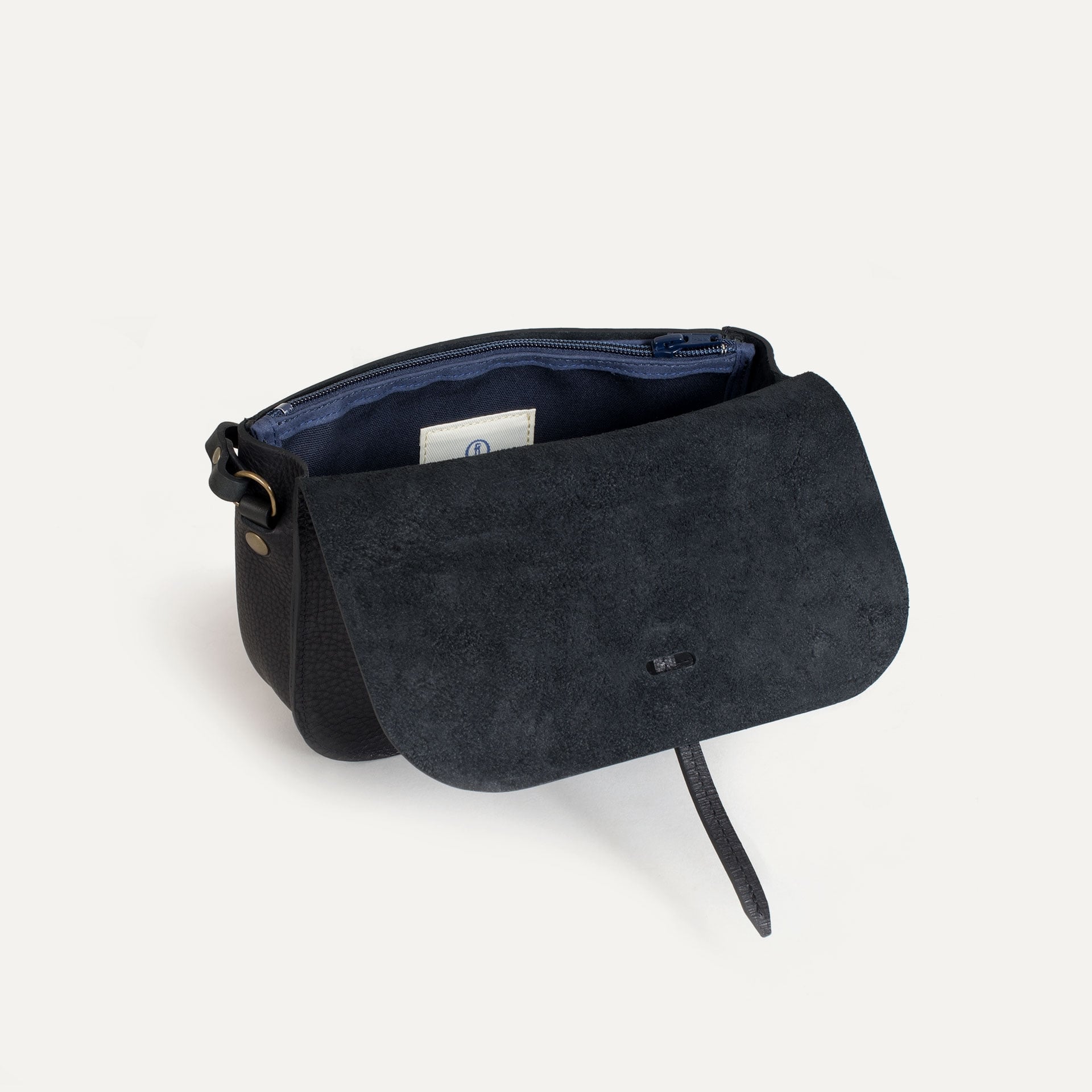 Sac postier Pastiche - Noir (image n°4)