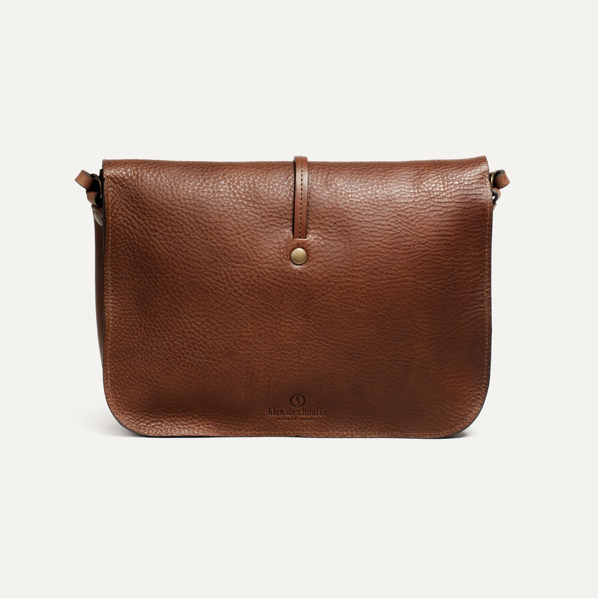 Pastel postman bag / handbag - Amber Brown (image n°3)