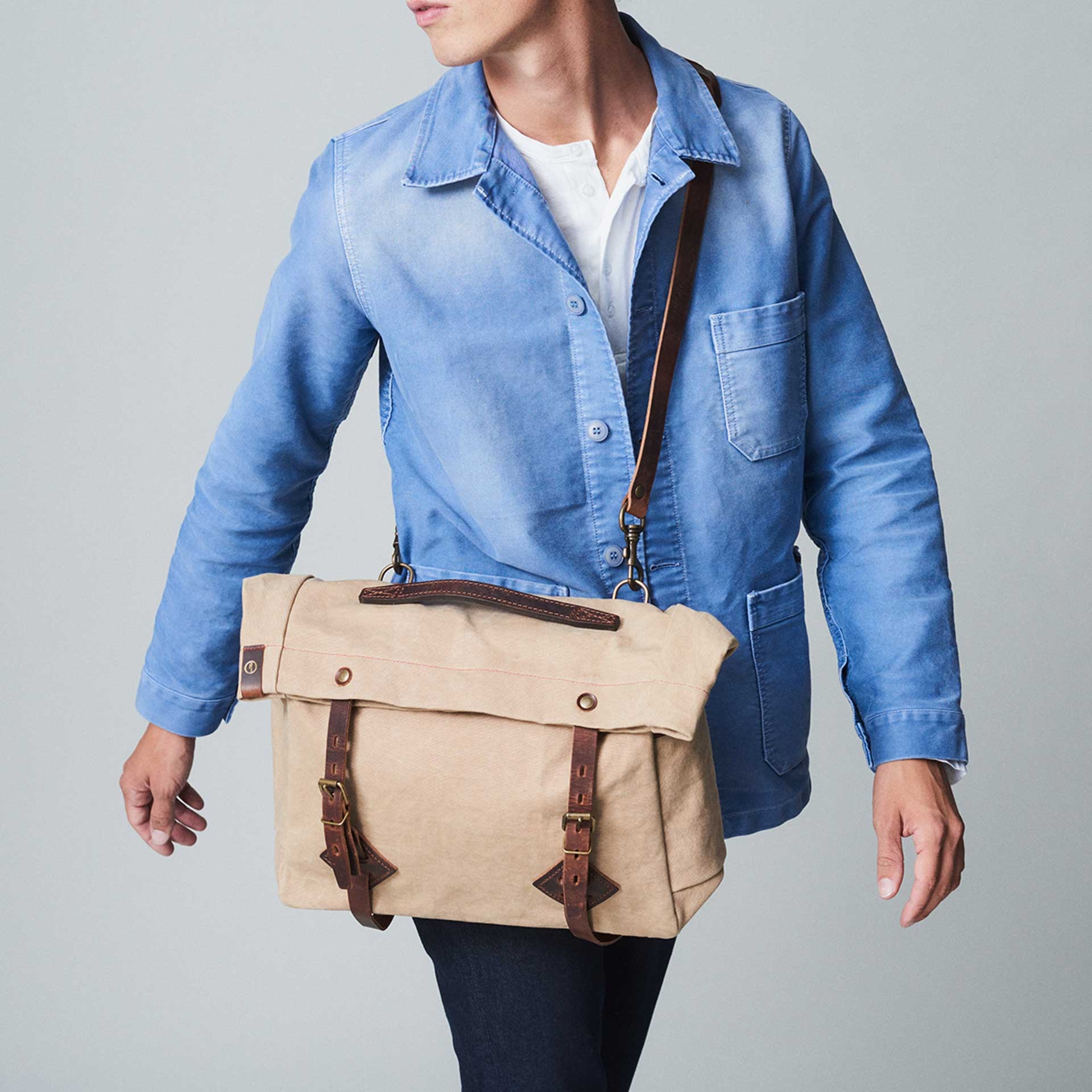 Musette gaston - wheat stonewashed (image n°5)