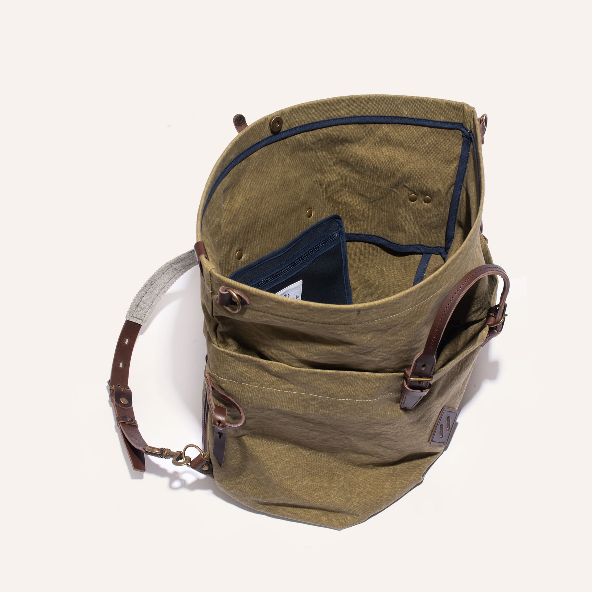 Mochila Woody L - Caqui lavado a la piedra (imagen n.º 4)
