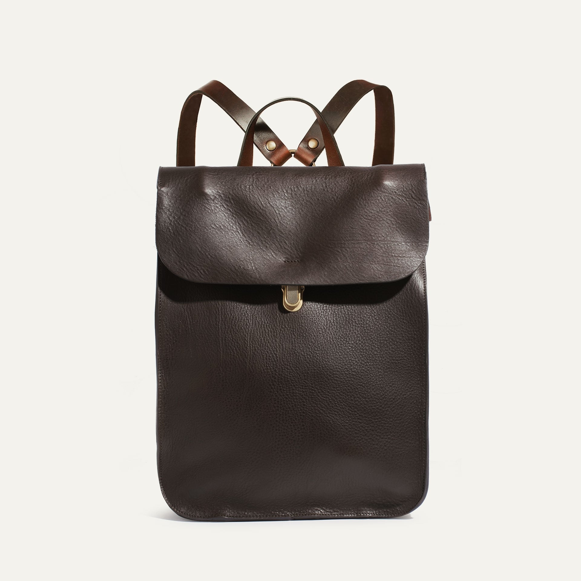 Puncho backpack - Dark Brown (image n°1)
