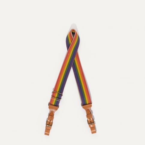 STRIPE shoulder strap - Rainbow