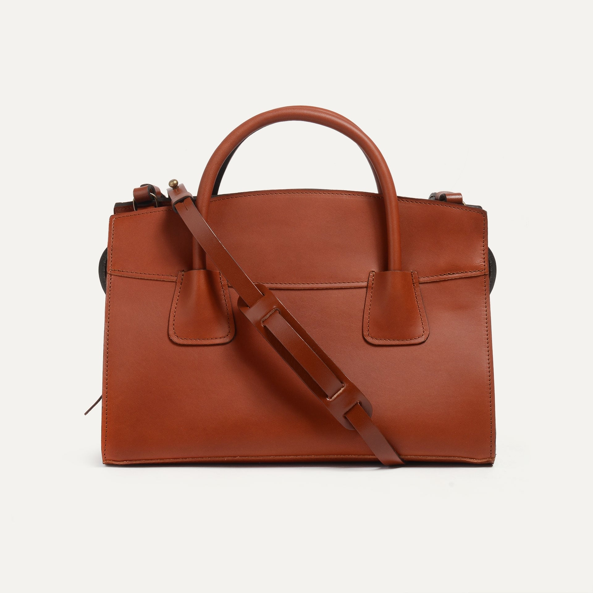 Origami M Zipped Tote - Rust (image n°1)