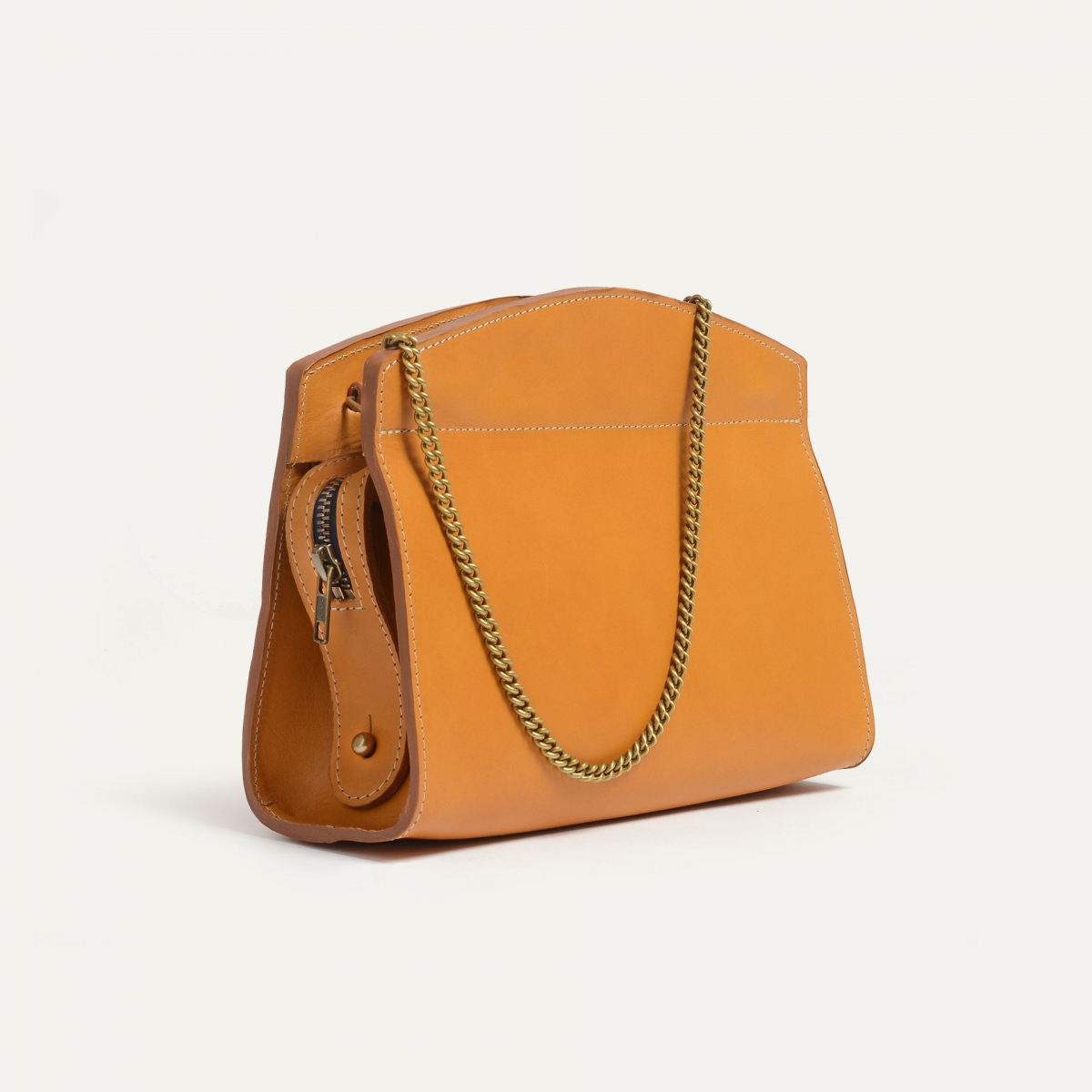 Origami S Zipped clutch bag - Honey (image n°2)