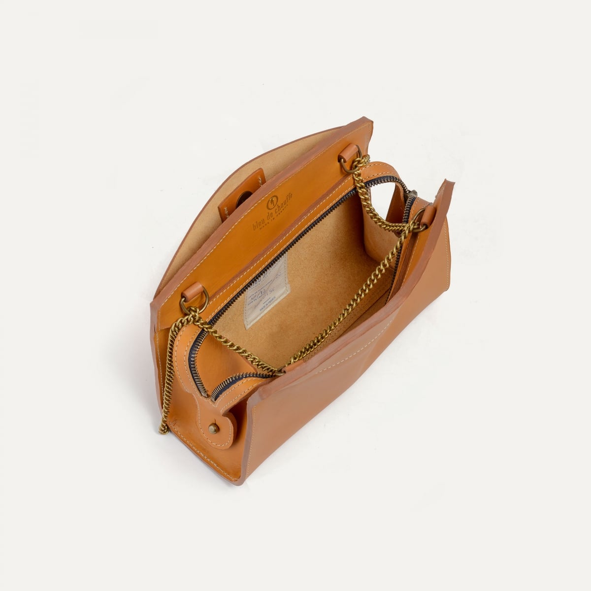 Origami S Zipped clutch bag - Honey (image n°5)