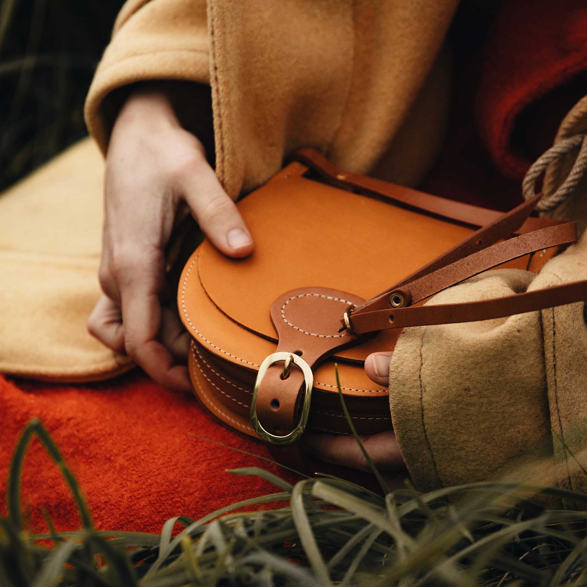 Diane S Gibecière bag - Honey (image n°7)