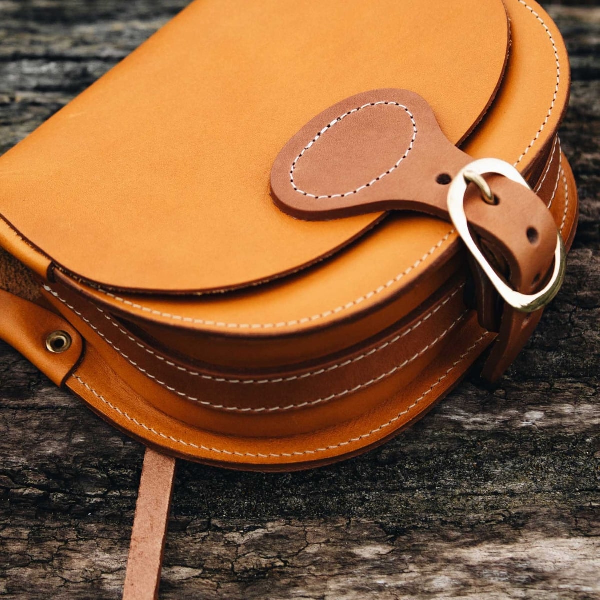 Diane S Gibecière bag - Honey (image n°8)