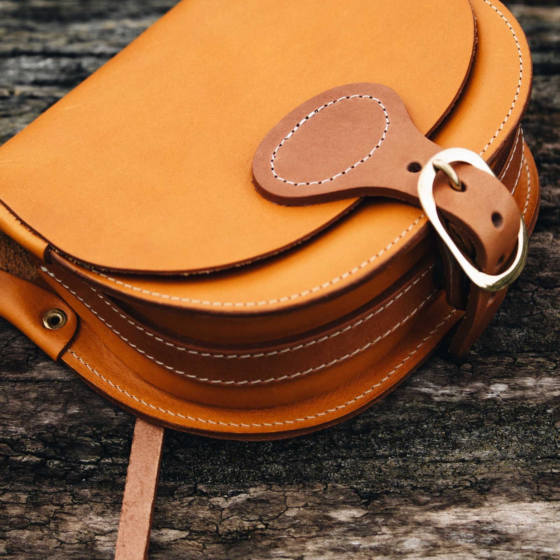 Diane S Gibecière bag - Honey (image n°8)