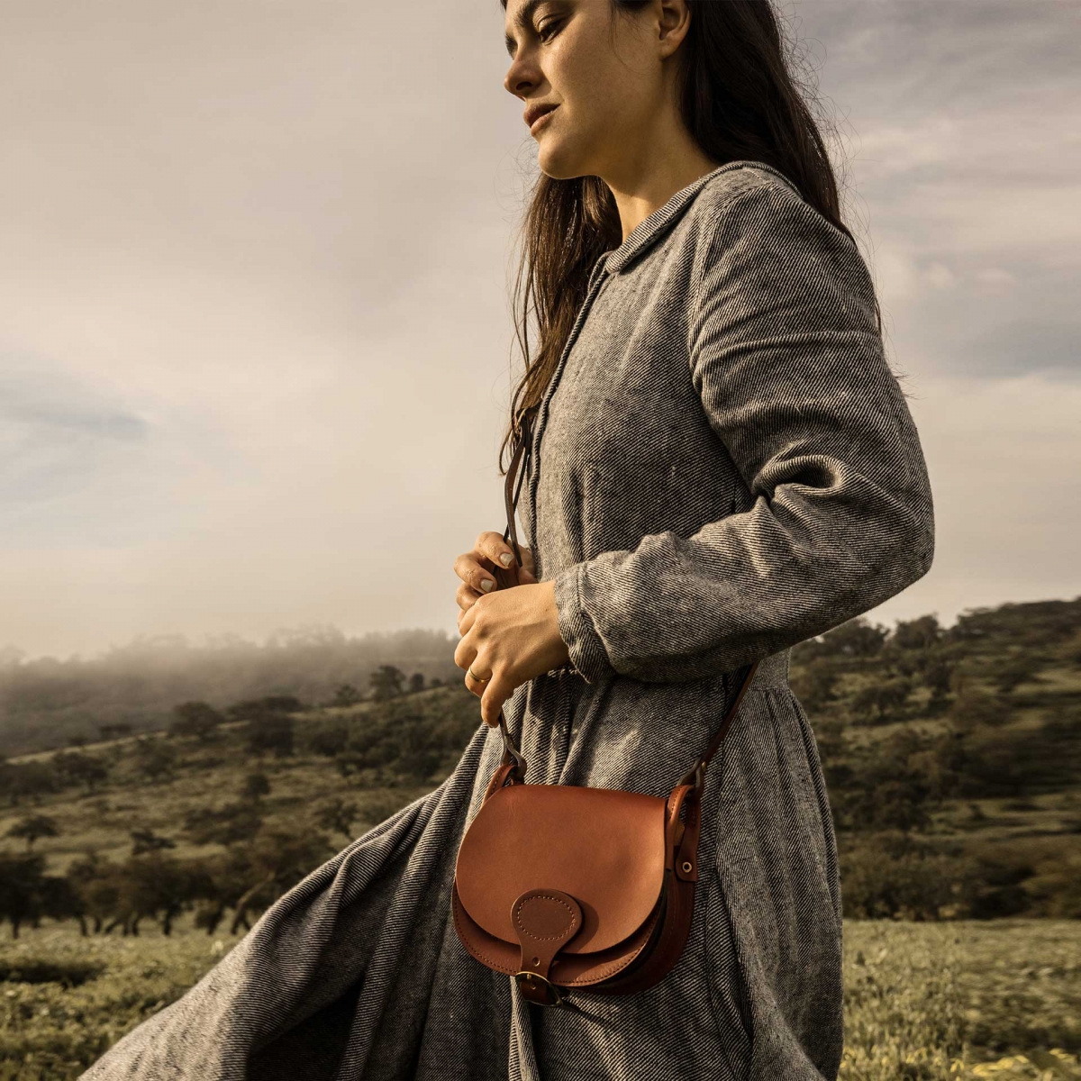 Diane S Gibecière bag - Rust (image n°8)
