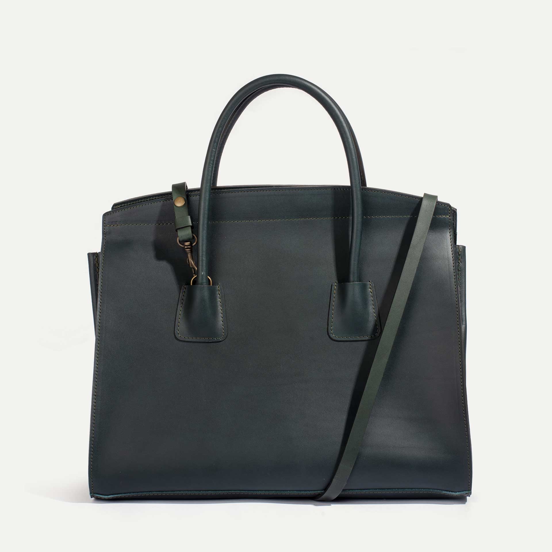 Dalva business Tote - Peacock Blue (image n°1)