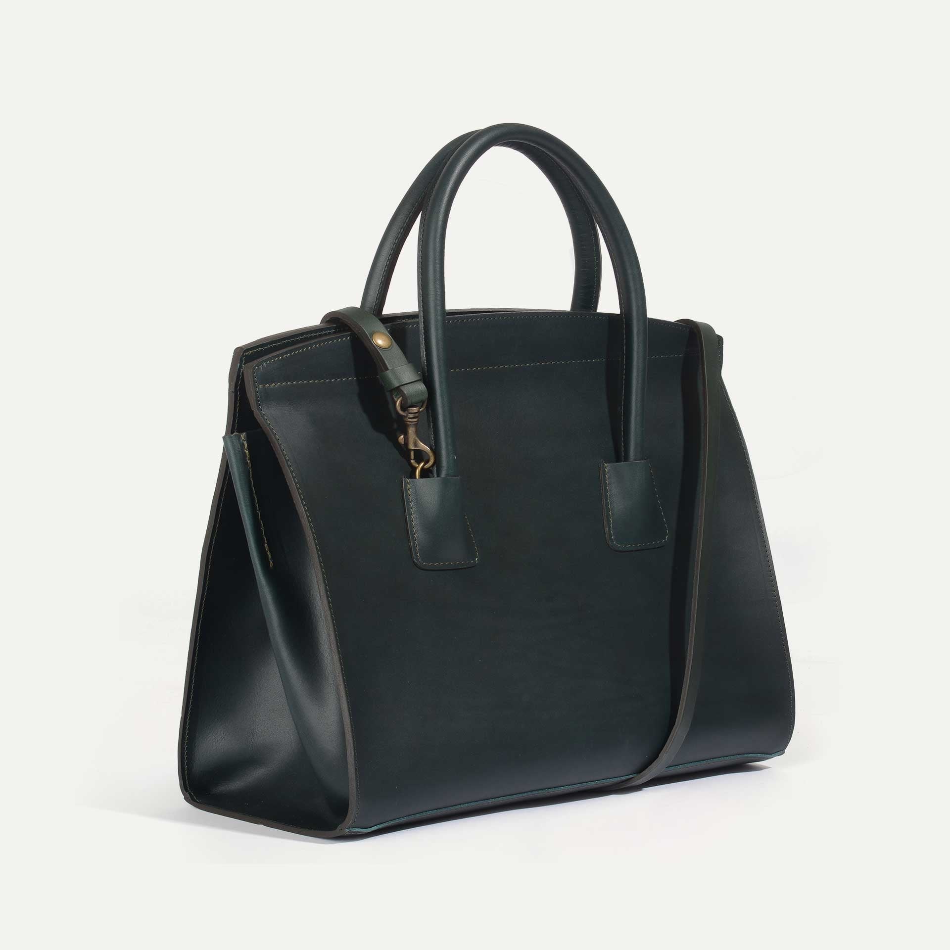 Cabas business Dalva - Bleu Paon (image n°4)