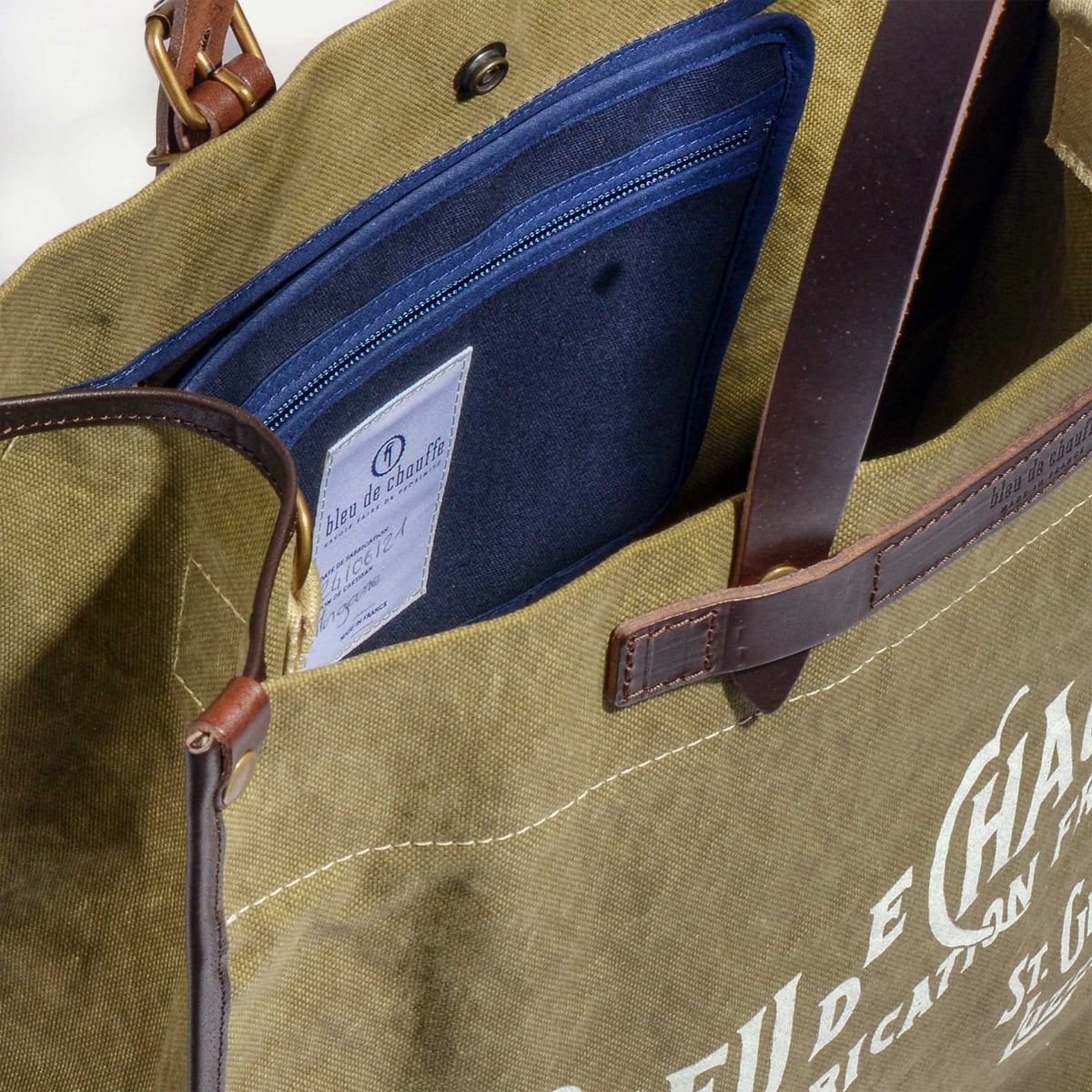 Tragetasche BAZAR - Khaki US stonewashed (image n°5)