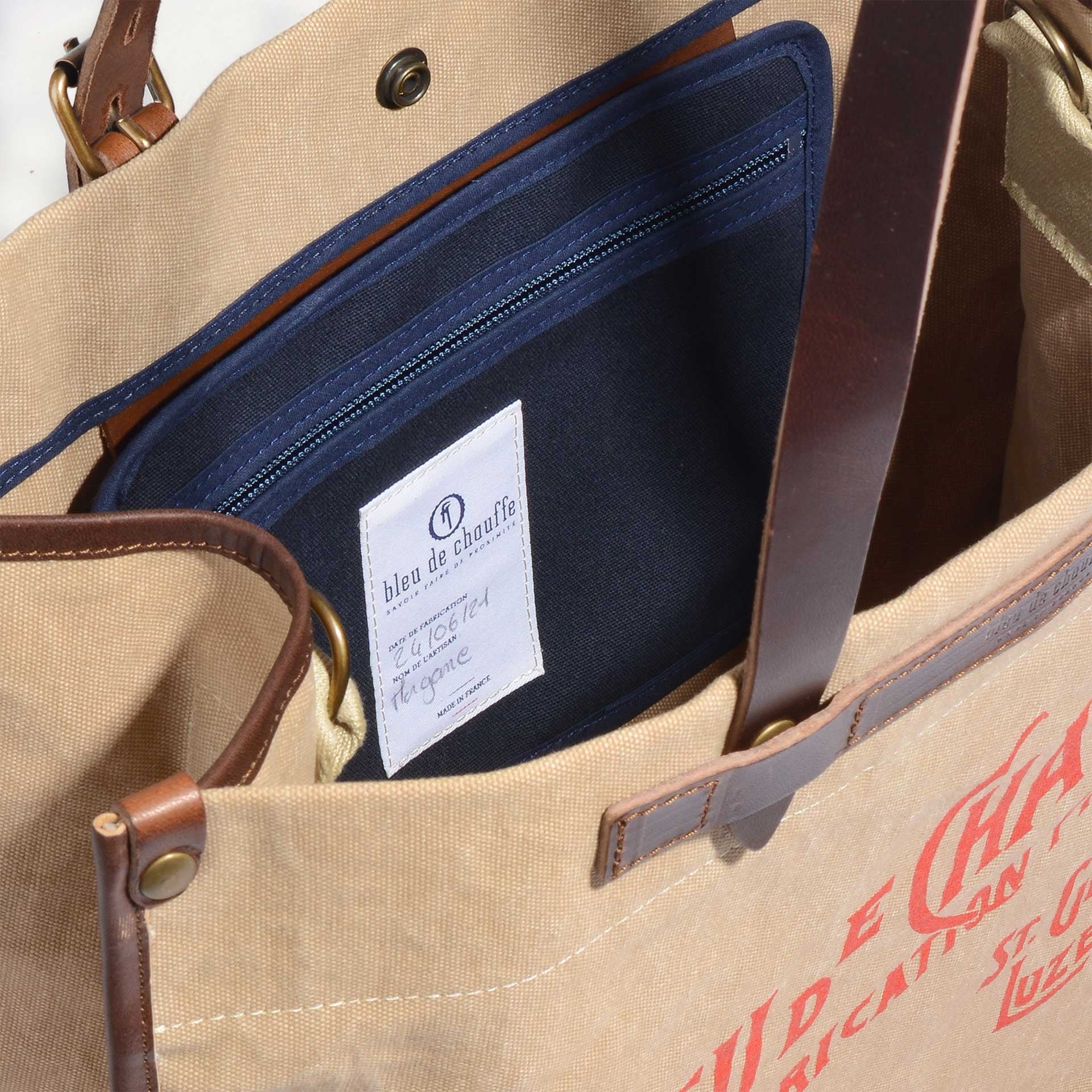 BAZAR tote - wheat stonewashed (image n°5)