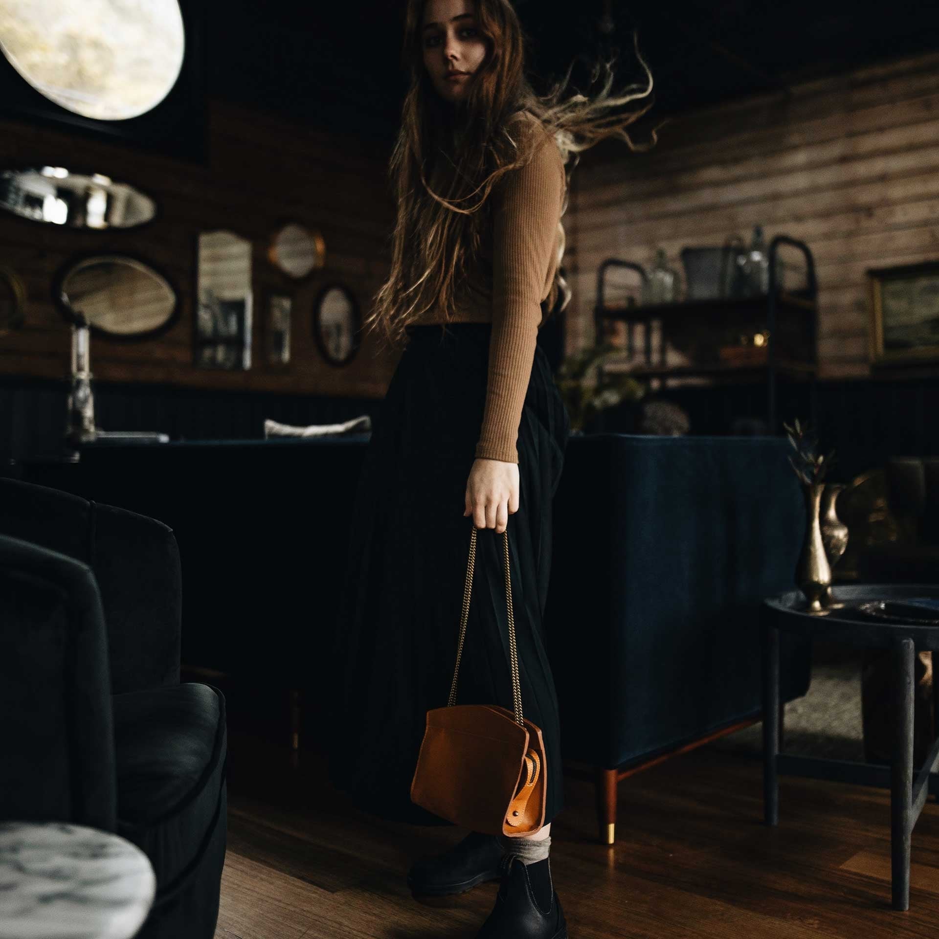 Bolsa con cremallera Origami S - Miel (imagen n.º 6)