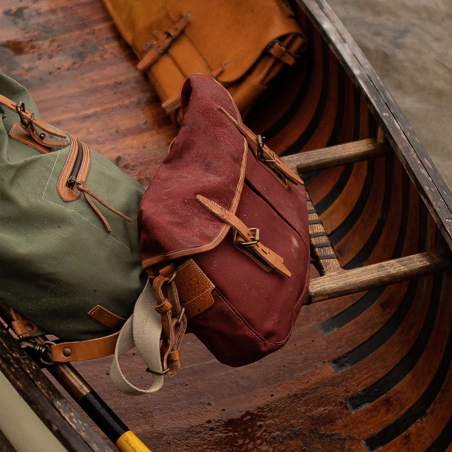 Musette M Fisherman's bag - Cardinal red (image n°5)