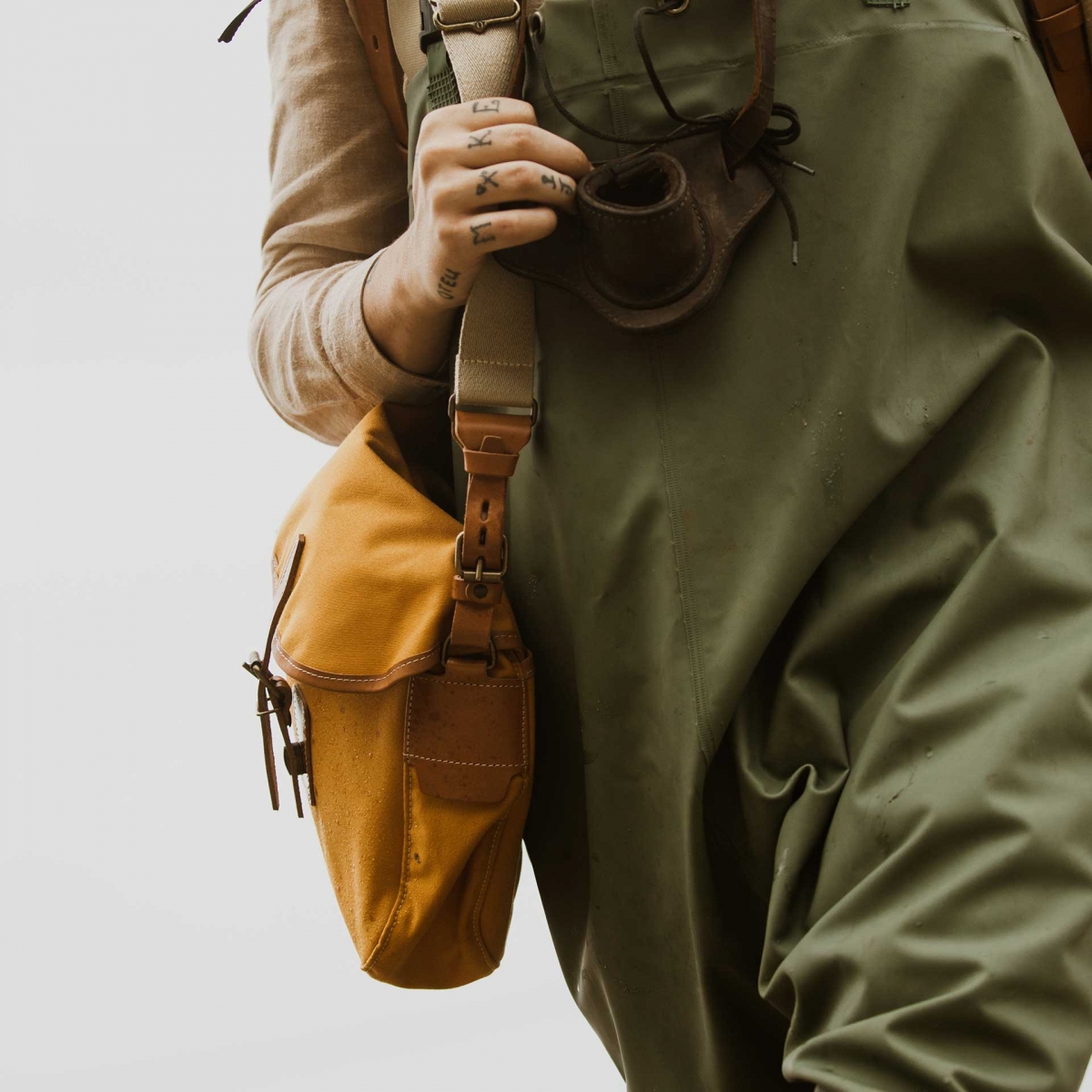 Bolsa de pesca M - Ocre amarillo (imagen n.º 7)