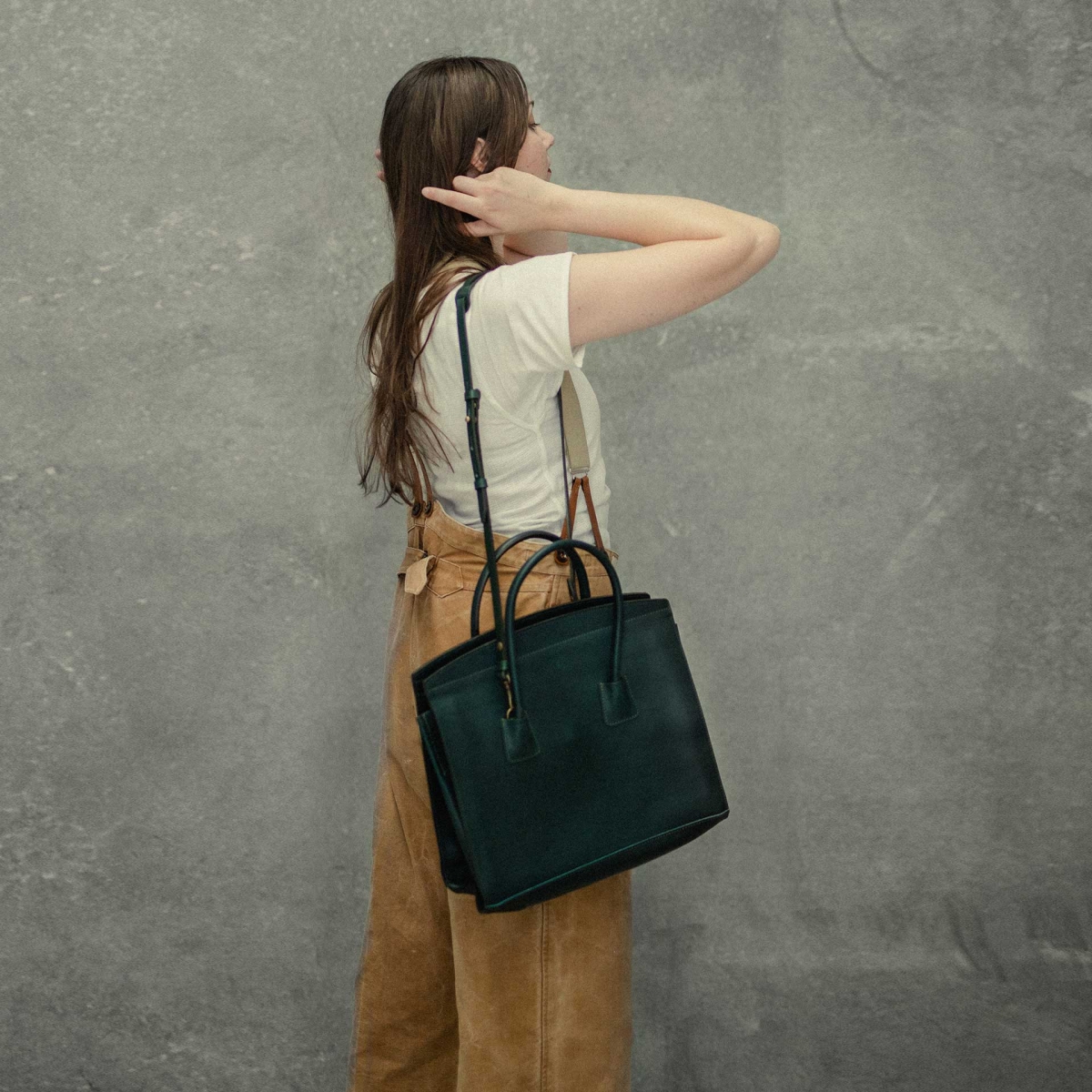 Dalva business Tote - Peacock Blue (image n°6)
