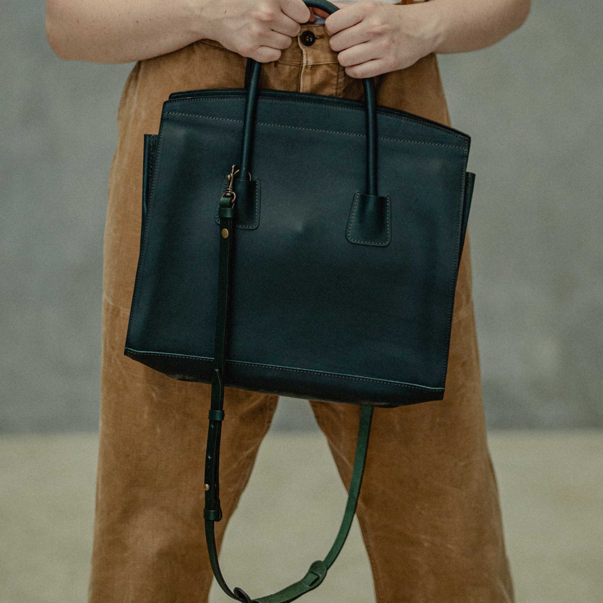 Dalva business Tote - Peacock Blue (image n°8)