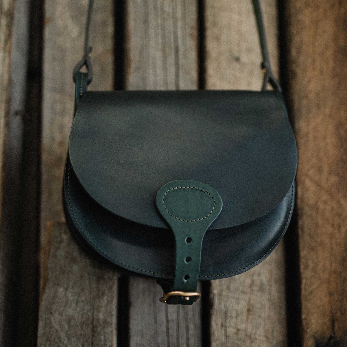 Diane S Gibecière bag - Peacock blue (image n°6)