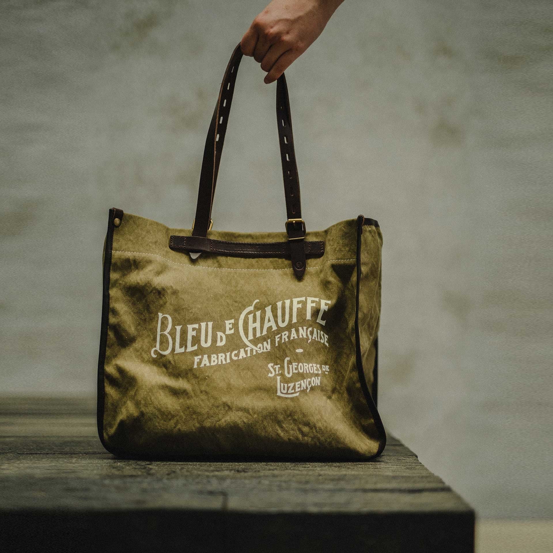 Tragetasche BAZAR - Khaki US stonewashed (image n°6)