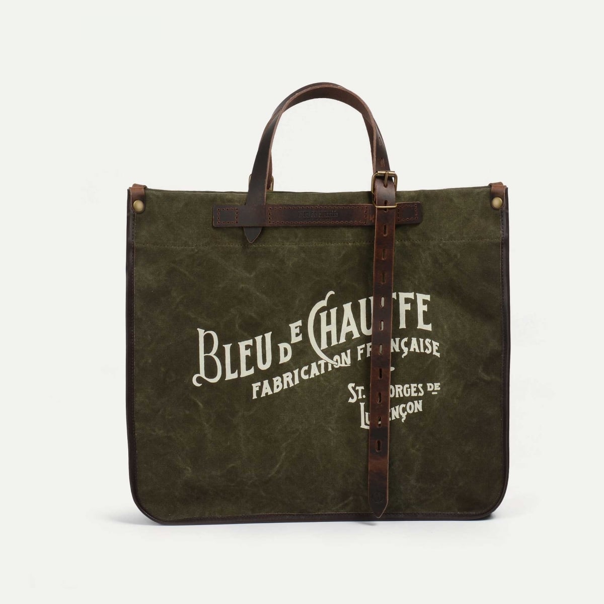 Tragetasche BAZAR - Khaki Dunkel stonewashed (image n°1)