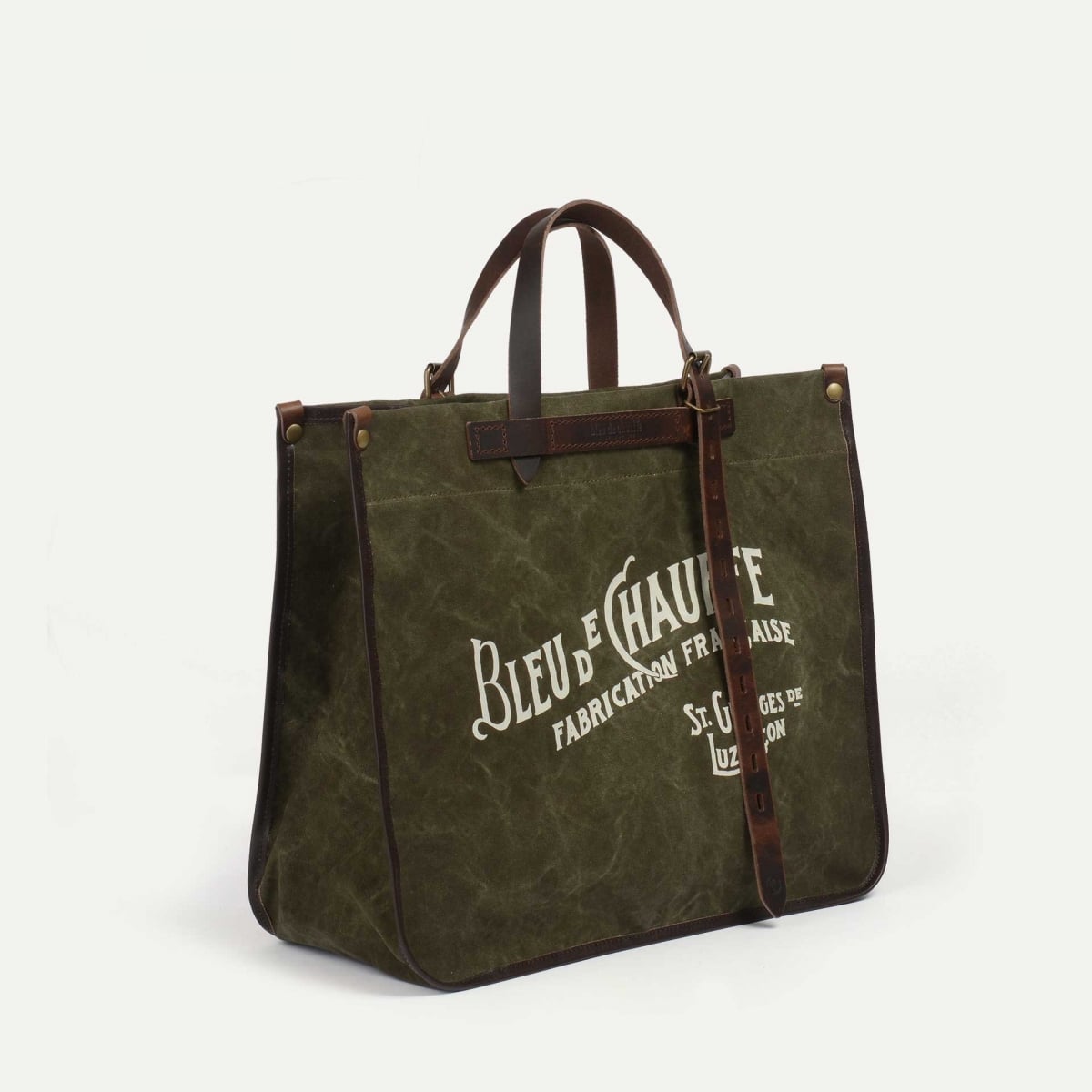 Cabas BAZAR - Kaki Foncé stonewashed (image n°4)
