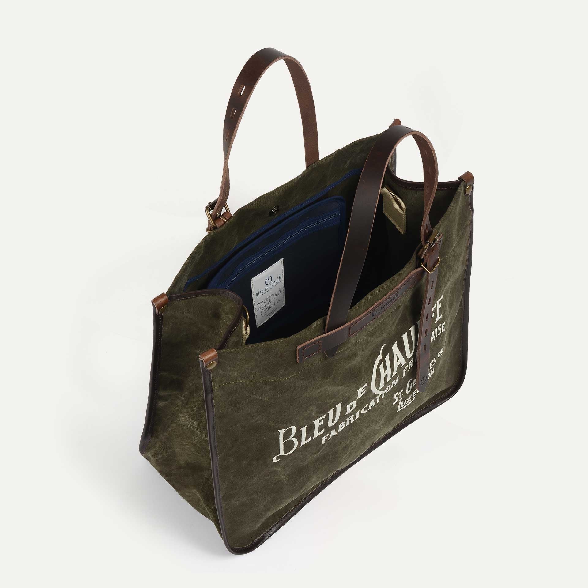 Tragetasche BAZAR - Khaki Dunkel stonewashed (image n°5)
