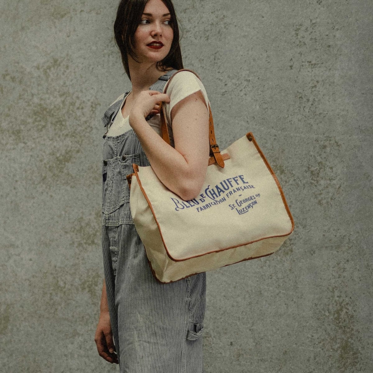 Bazar tote bag - Dark Khaki stonewashed (image n°7)