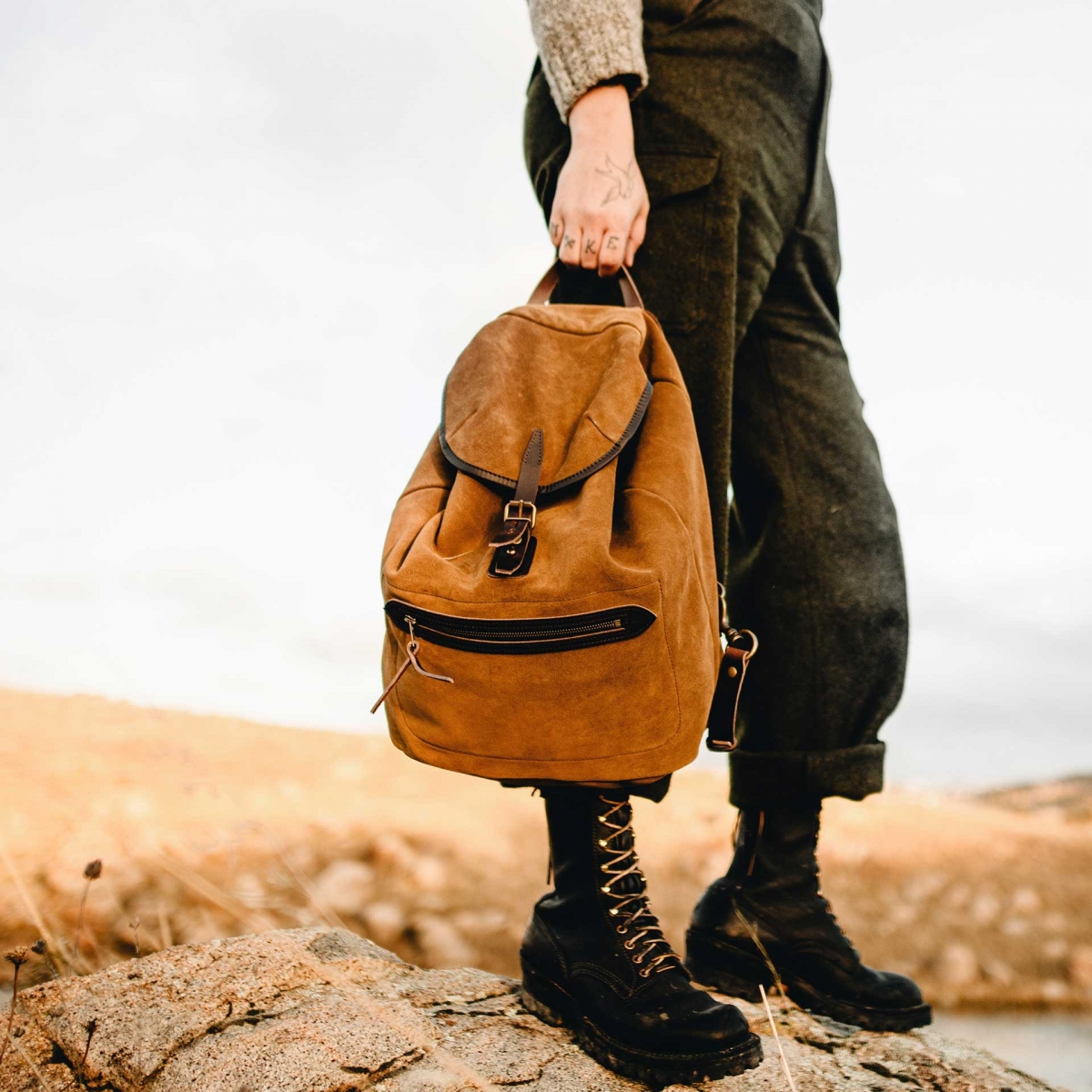 Rucksack Camp / Wildleder - Musk (image n°7)