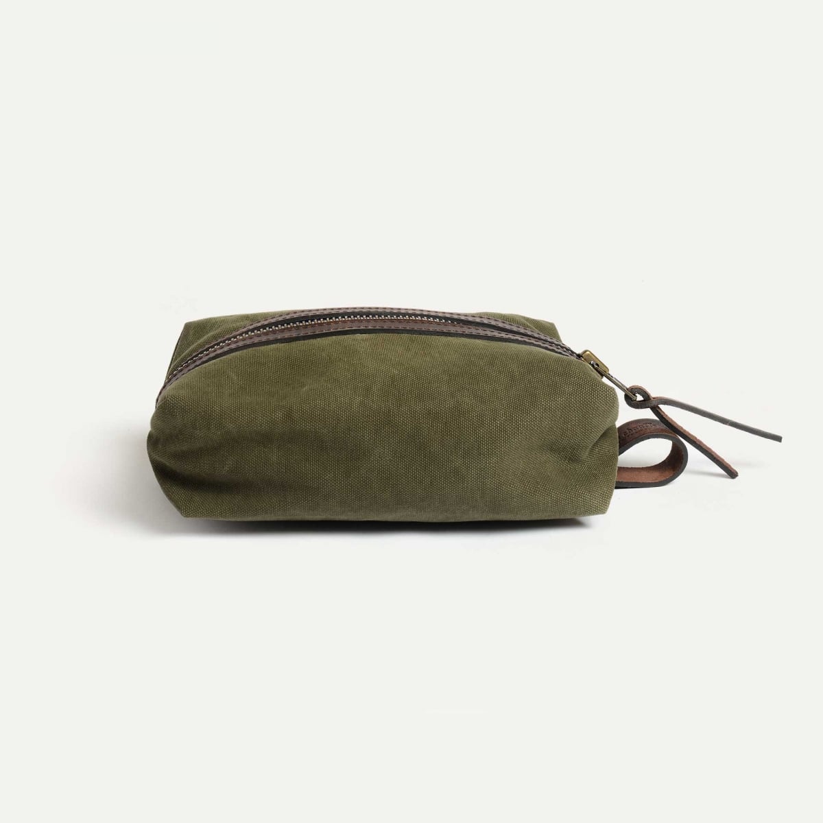 Trousse de toilette ZAZOU - Kaki foncé stonewashed (image n°2)