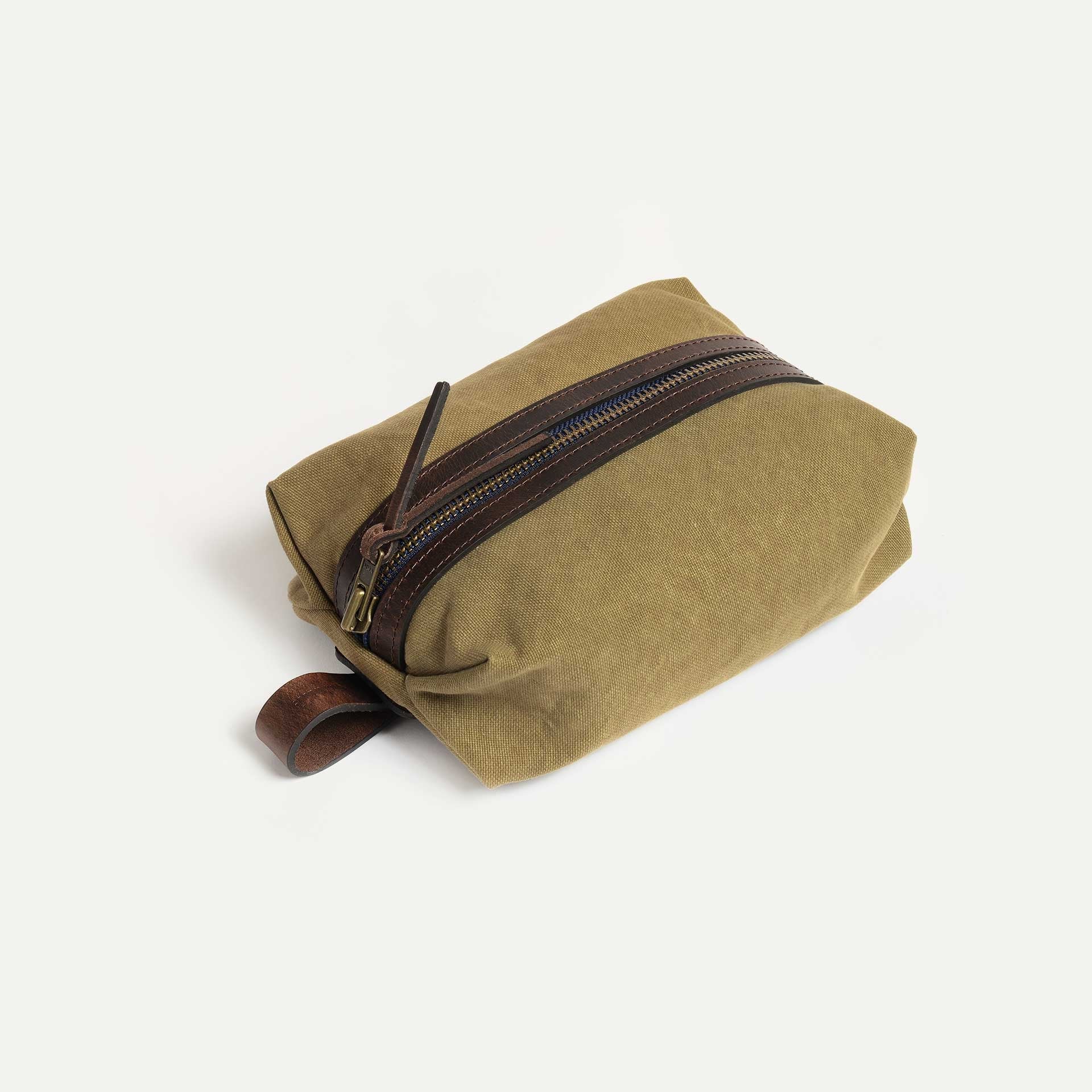 Kosmetiktasche ZAZOU - Khaki US Stonewashed (image n°1)