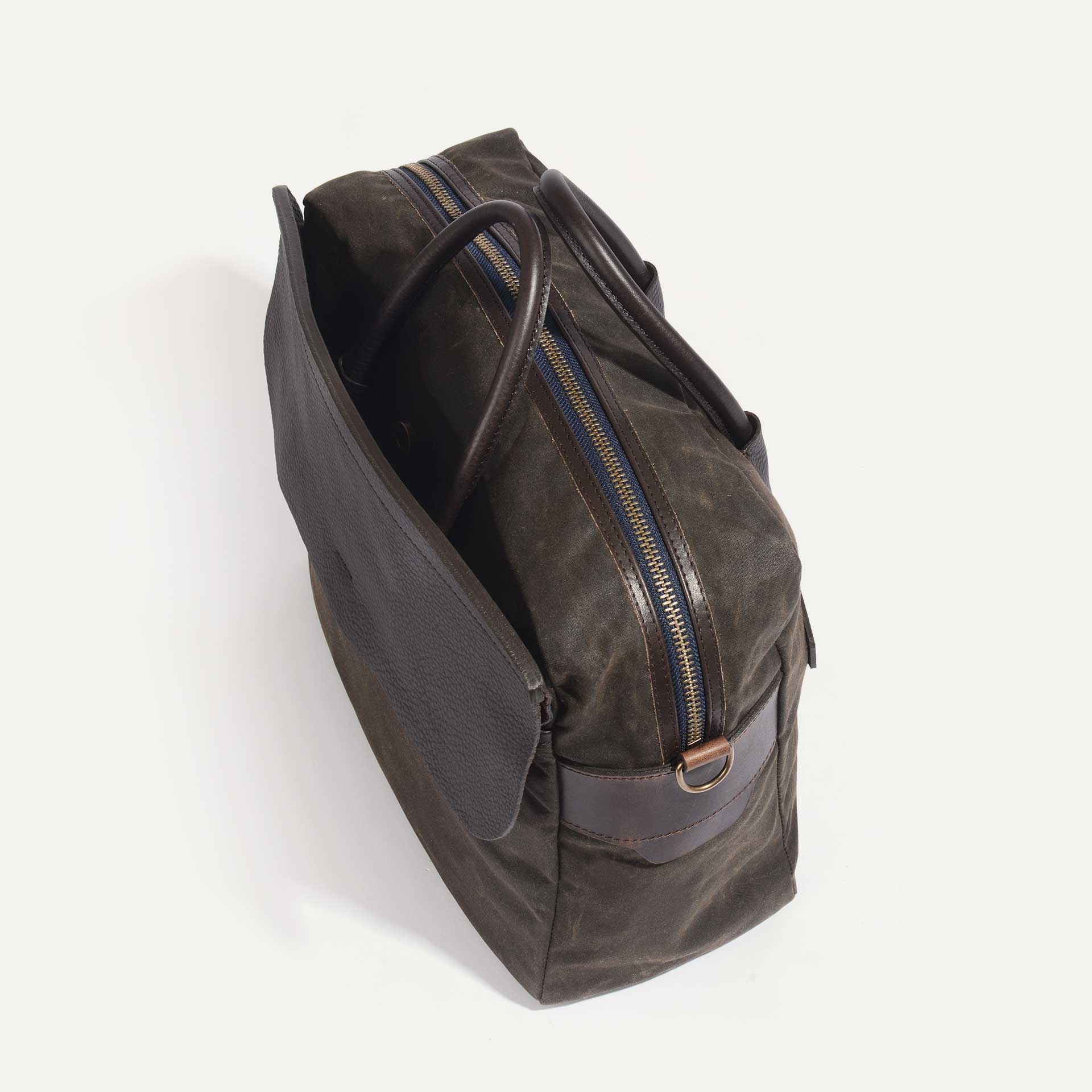 Businesstasche Zeppo - Khaki Gewachst (image n°4)