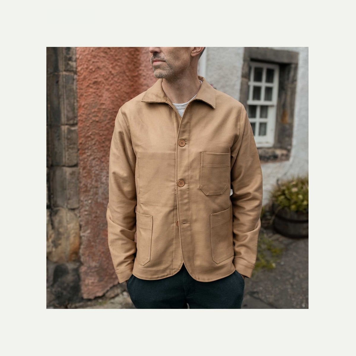Chaqueta de trabajo Germinal - Beige (imagen n.º 2)